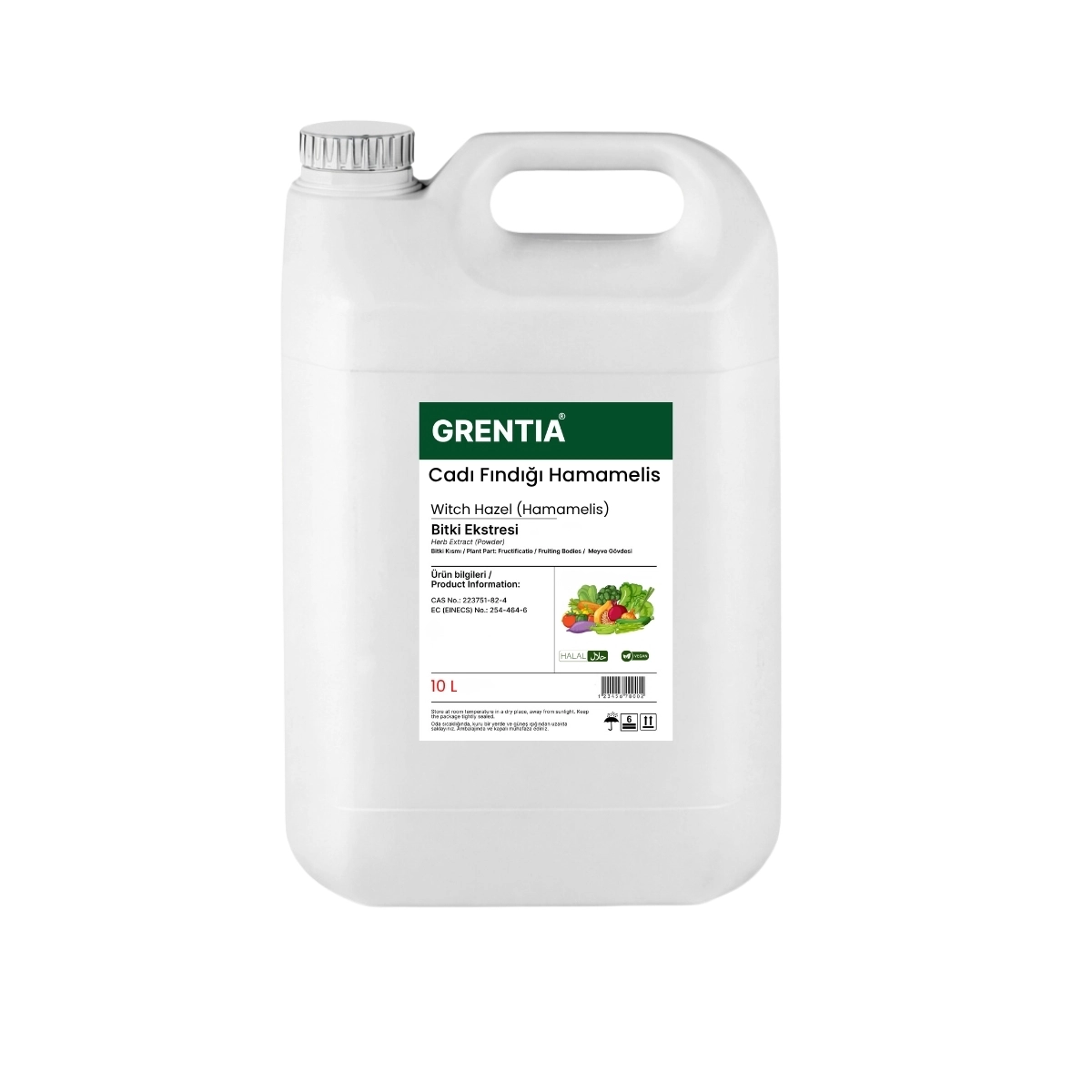 Cadı Fındığı (Hamamelis) Ekstresi (Sıvı Ekstrakt) 20 Litre
