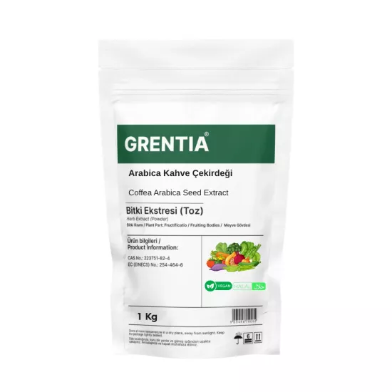 Arabica Kahve Çekirdeği Ekstresi (Toz Ekstrakt) 1 Kg