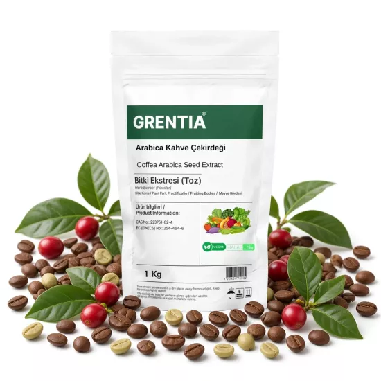 Arabica Kahve Çekirdeği Ekstresi (Toz Ekstrakt) 1 Kg