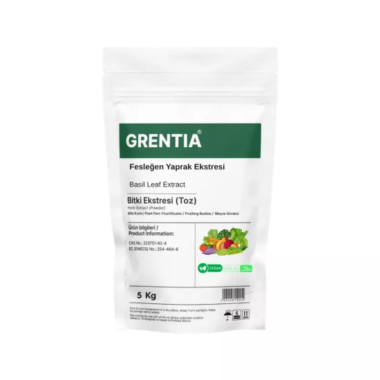 Fesleğen Yaprak Ekstresi (Toz Ekstrakt) 5 Kg