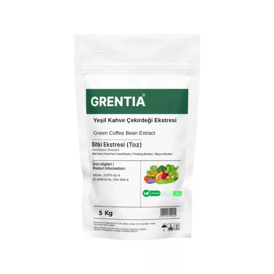 Yeşil Kahve Çekirdeği Ekstresi (Toz Ekstrakt) 5 Kg